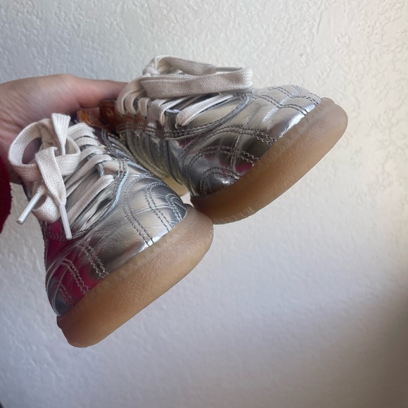 Adidas by Wales Bonner Metallic Samba Sneakers - Picture 4 of 13